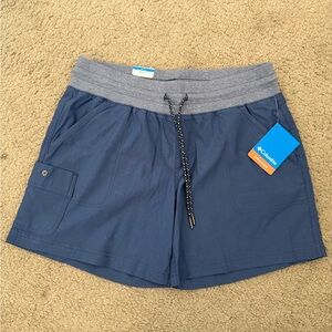 Columbia Women’s Gavin Ridge Pull On Cargo Short Blue NWT
